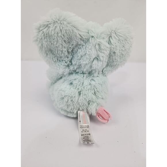 American Girl Bitty Baby Green Plush Elephant 7” 2013 Retired Stitched Eyes - Picture 5 of 9